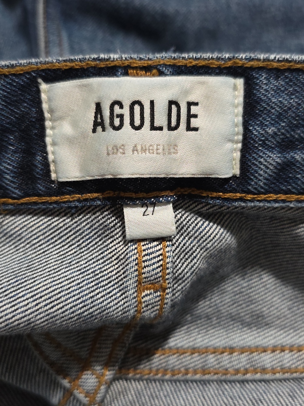Agolde Dame High Rise Wide Leg Jeans in Control Size 27 NWT - Picture 6 of 6